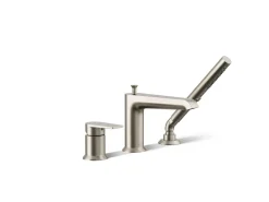 Deck-mount bath faucet with handshower^Kohler Online
