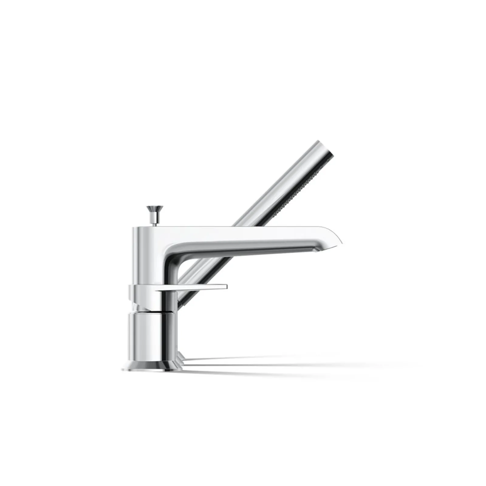 Deck-mount bath faucet with handshower^Kohler Online