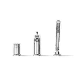 Deck-mount bath faucet with handshower^Kohler Online