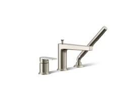 Deck-mount bath faucet with handshower^Kohler New