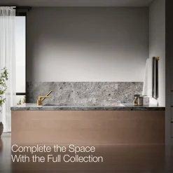 Deck-mount bath faucet with handshower^Kohler New