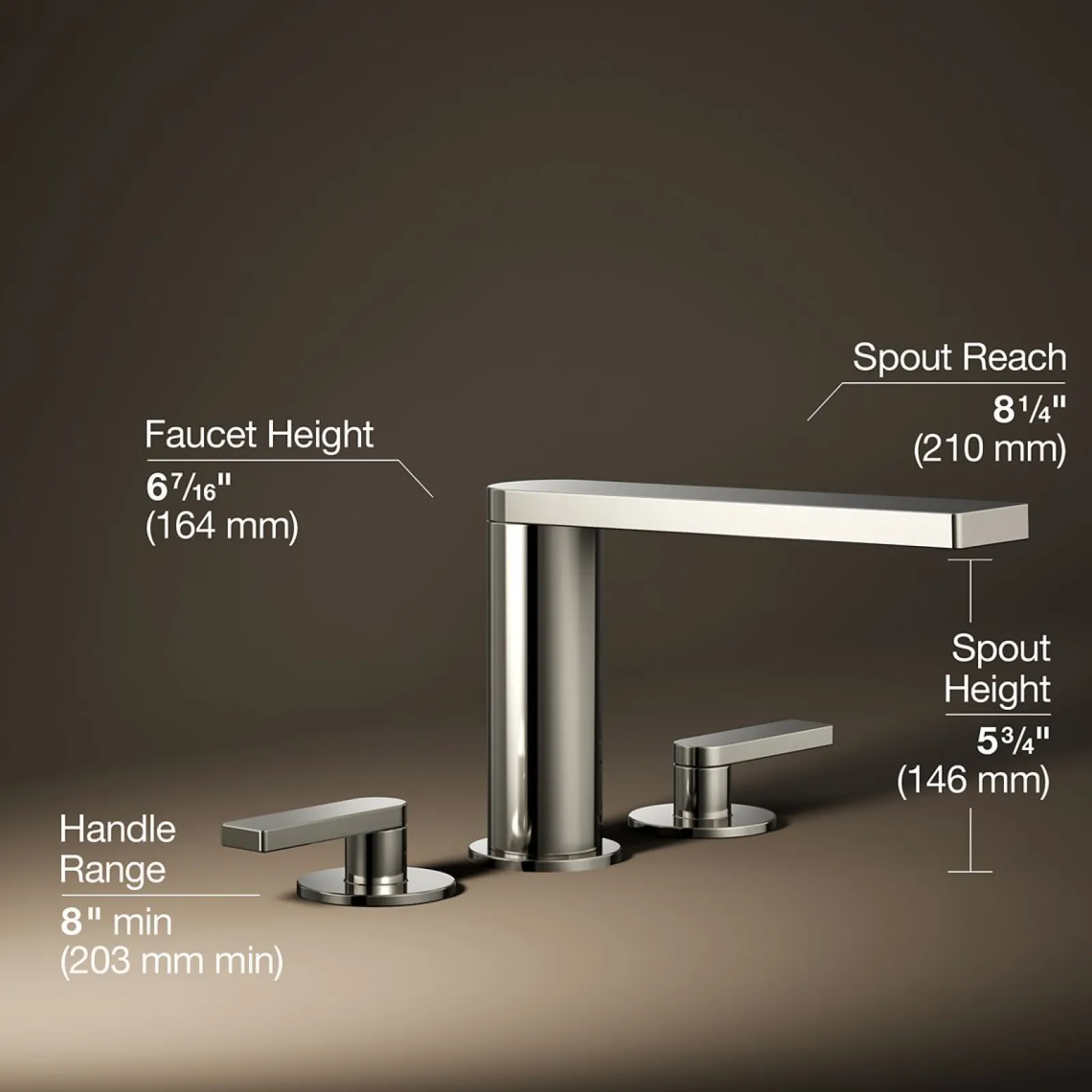 Deck-mount bath faucet with lever handles^Kohler Discount