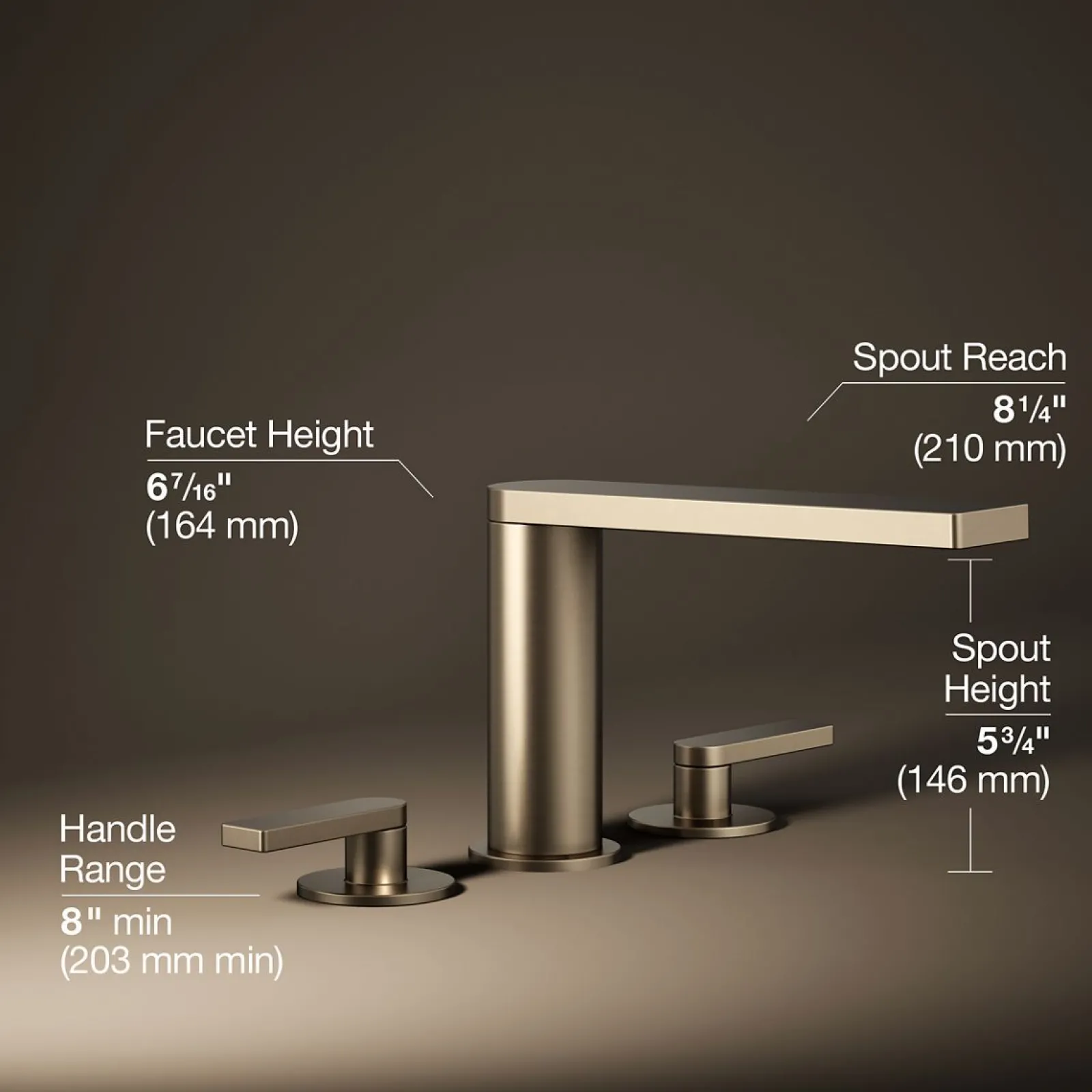 Deck-mount bath faucet with lever handles^Kohler Discount