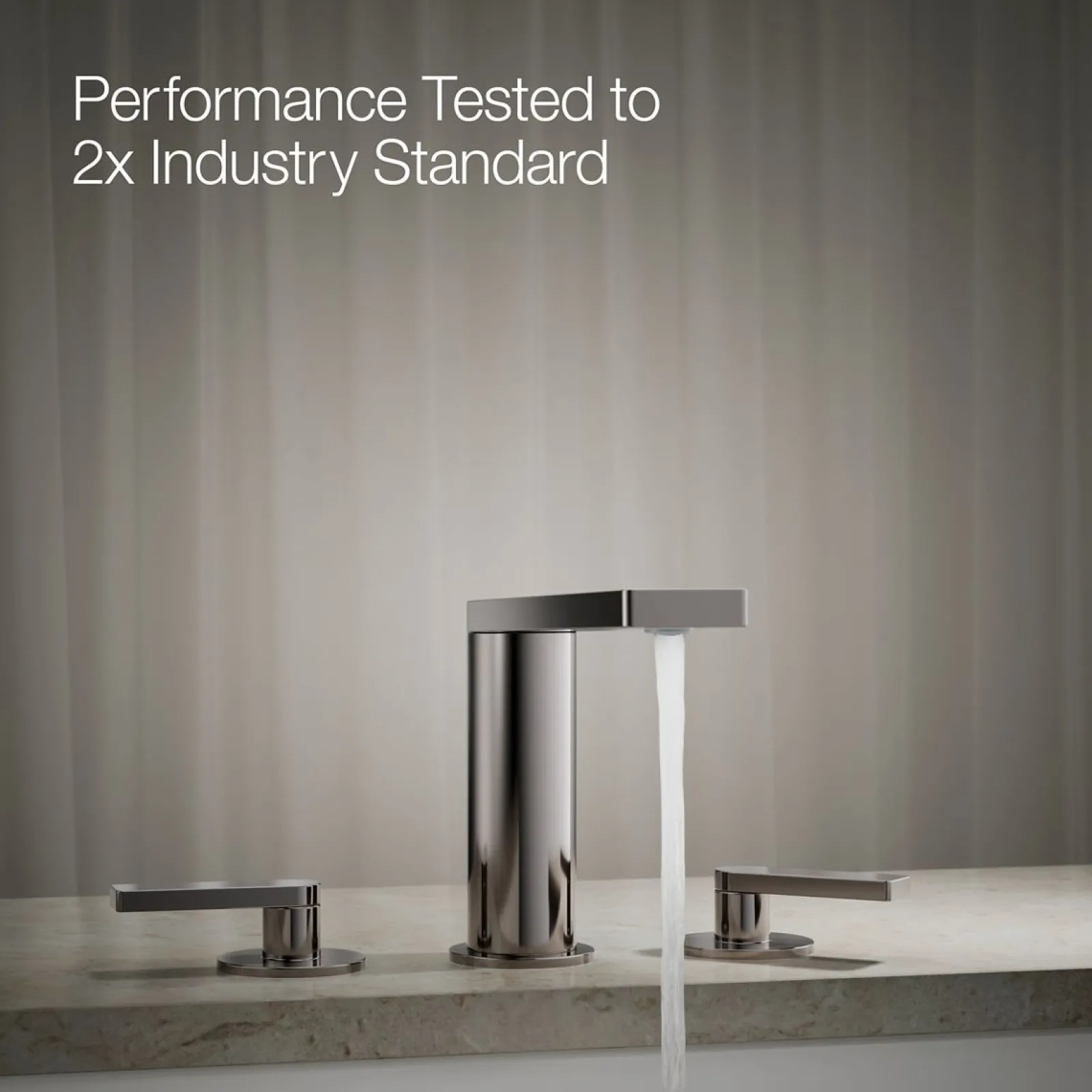 Deck-mount bath faucet with lever handles^Kohler Discount