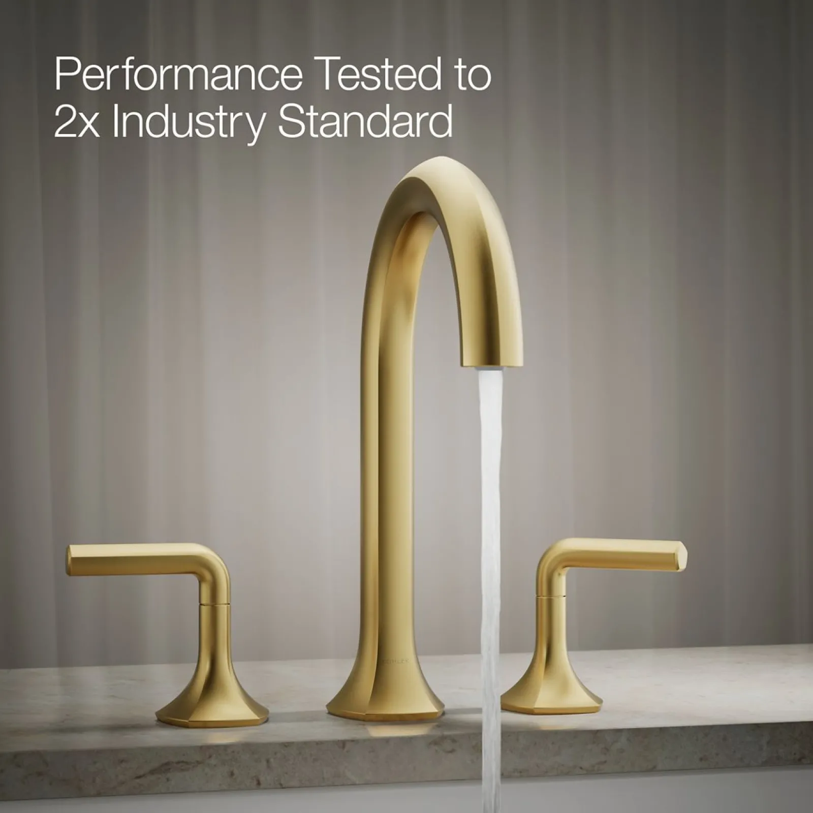 Deck-mount bath spout with Cane design^Kohler