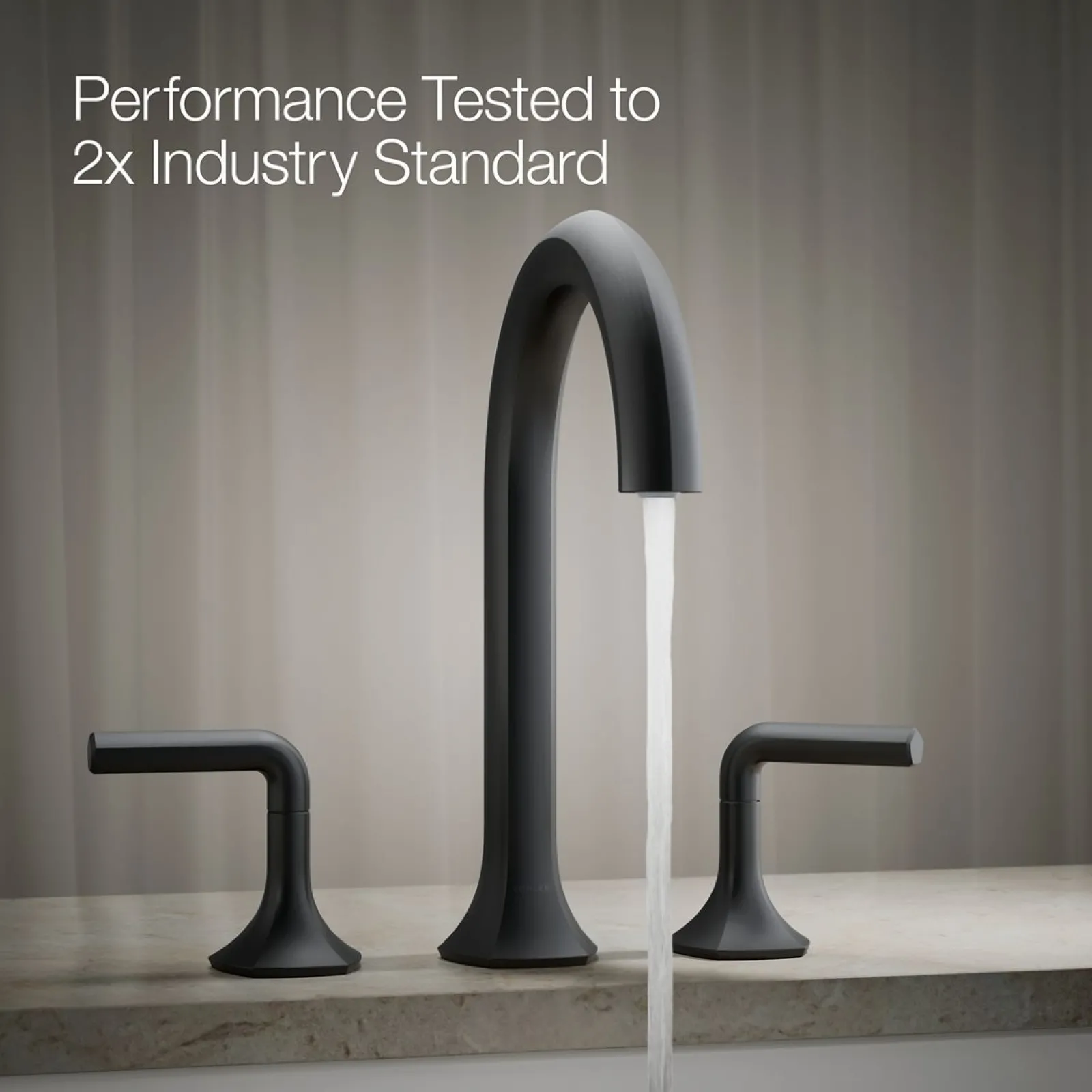 Deck-mount bath spout with Cane design^Kohler