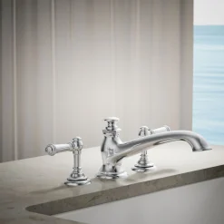 Deck-mount bath spout with flare design^Kohler Sale