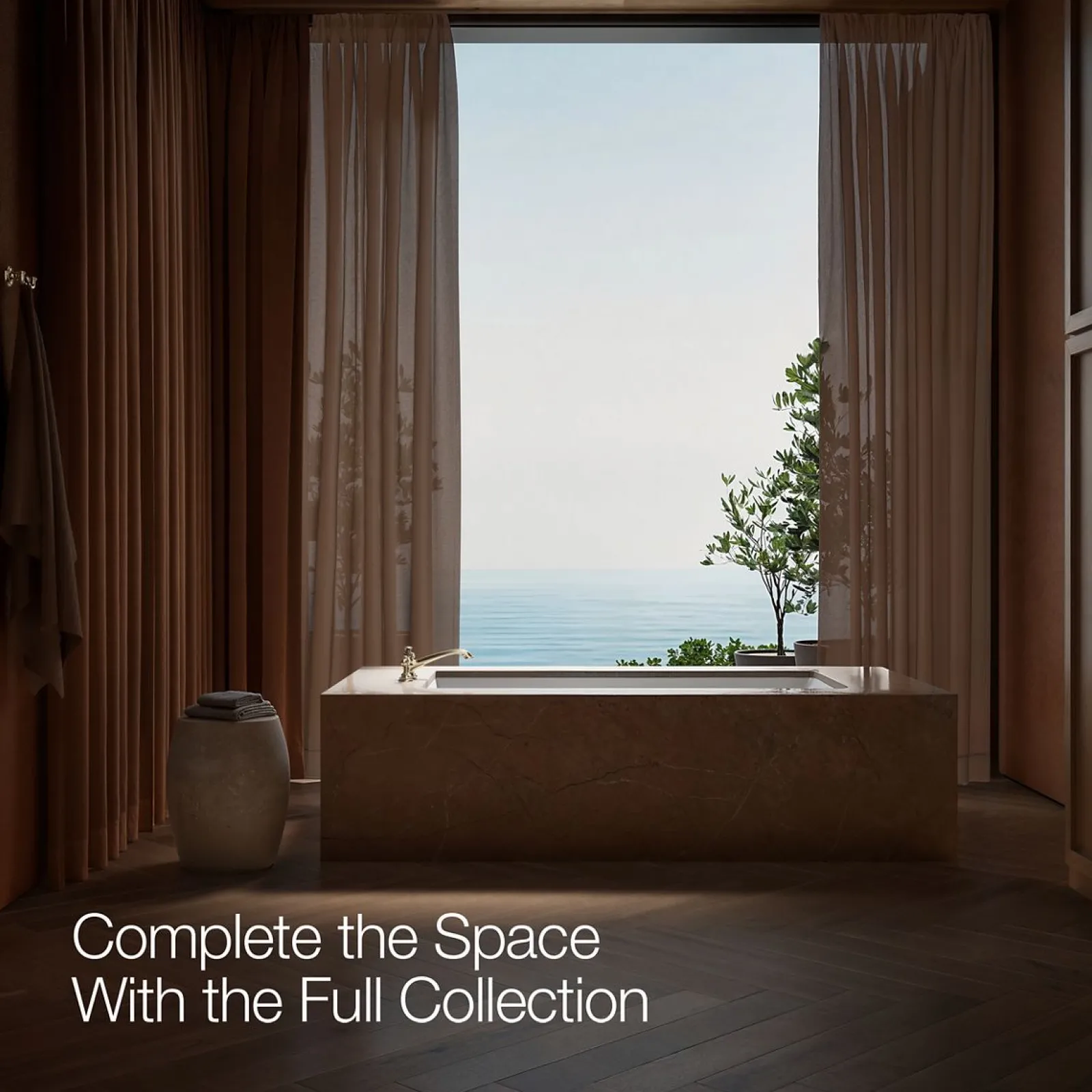 Deck-mount bath spout with flare design^Kohler Sale