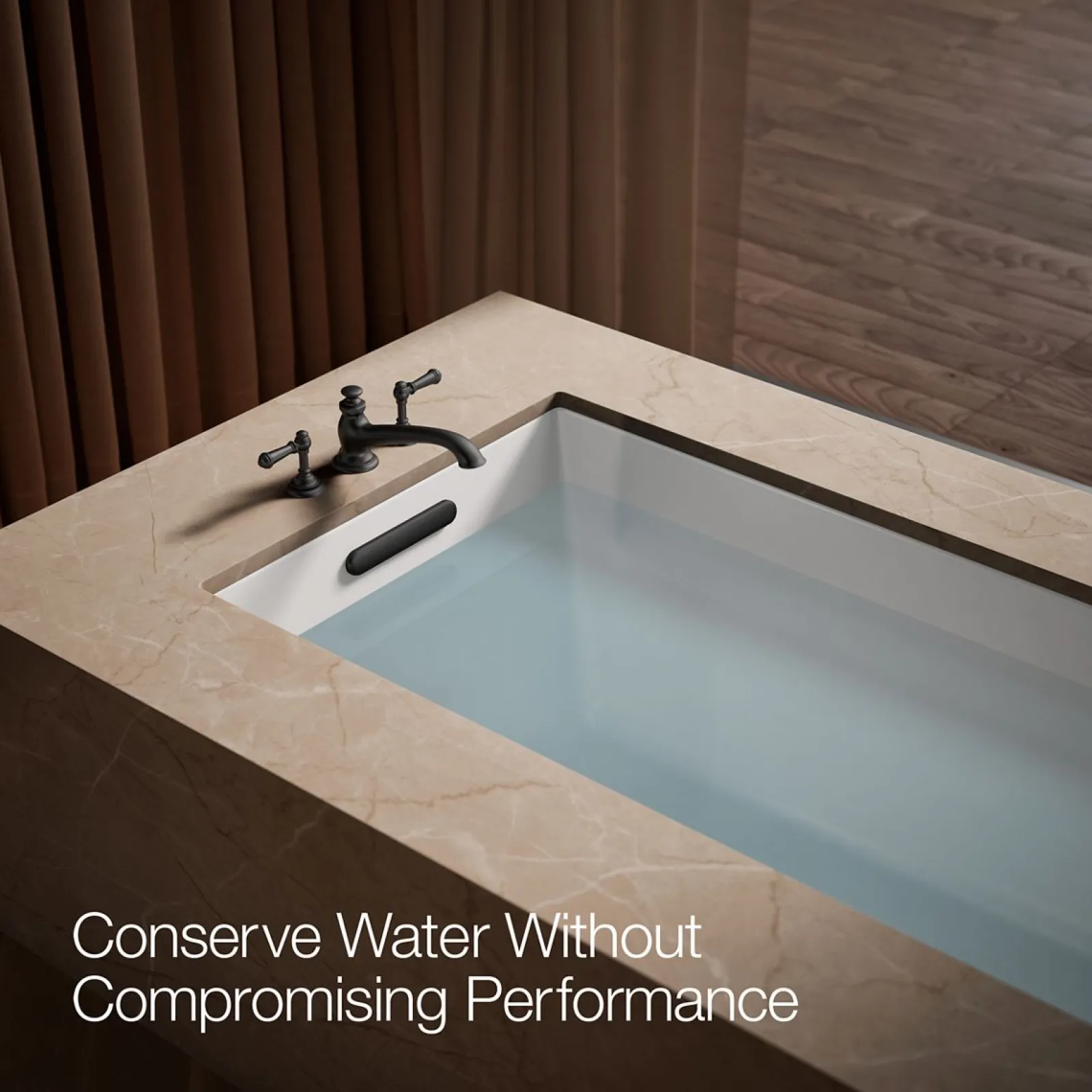 Deck-mount bath spout with flare design^Kohler Sale