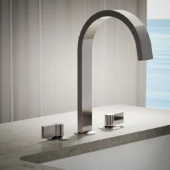 Deck-mount bath spout with Ribbon design^Kohler