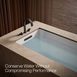Deck-mount bath spout with Ribbon design^Kohler