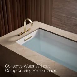 Deck-mount bath spout with Ribbon design^Kohler