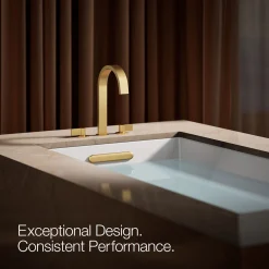 Deck-mount bath spout with Ribbon design^Kohler