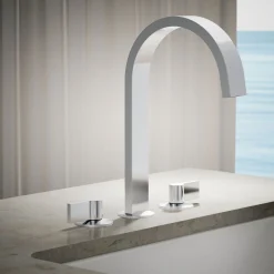 Deck-mount bath spout with Ribbon design^Kohler