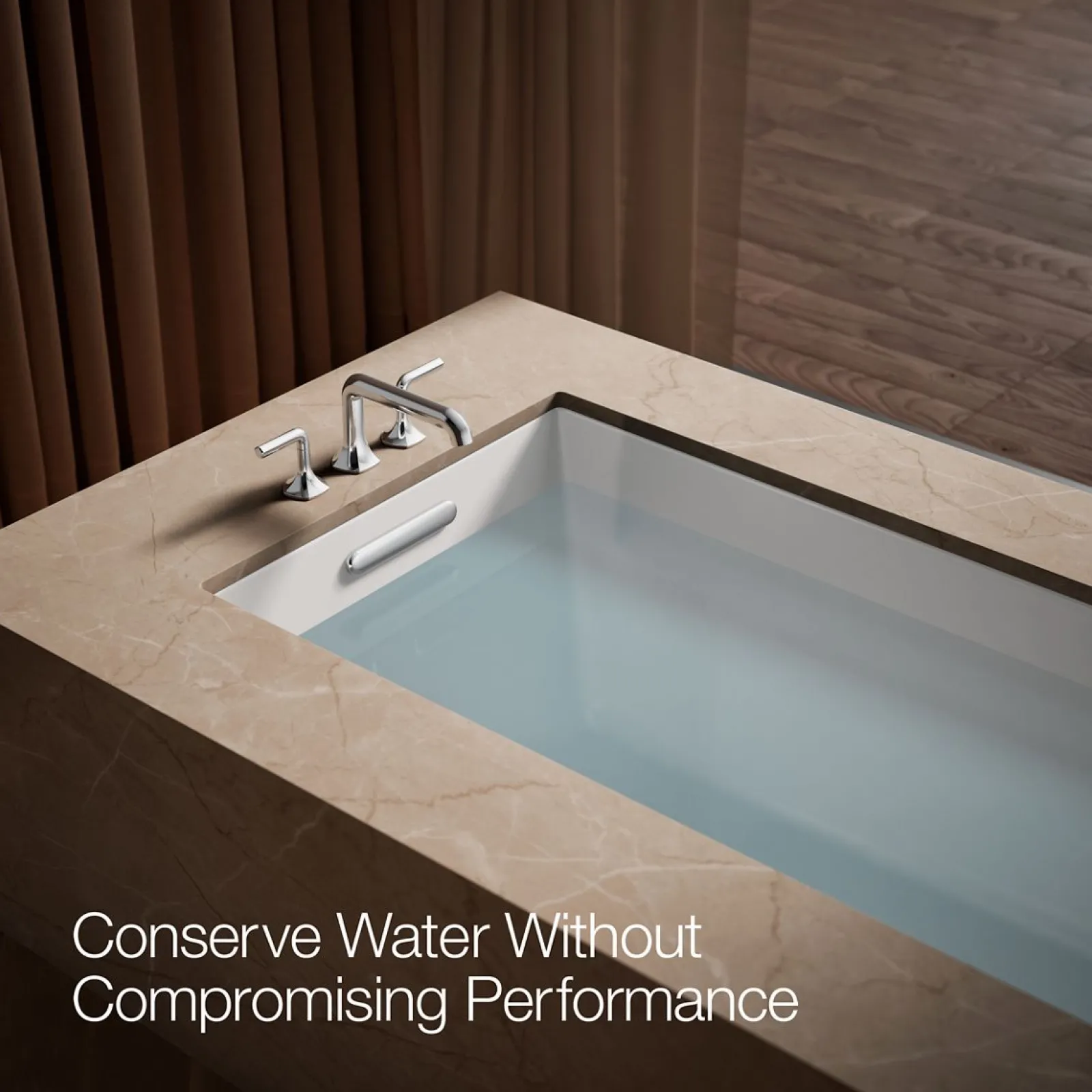 Deck-mount bath spout with Straight design^Kohler New