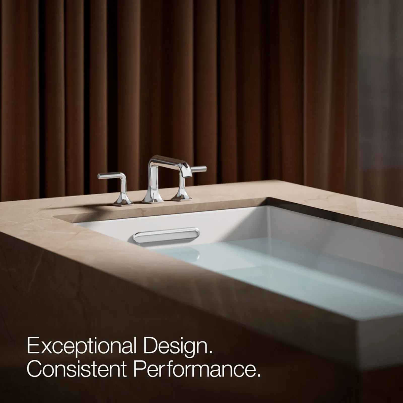 Deck-mount bath spout with Straight design^Kohler New