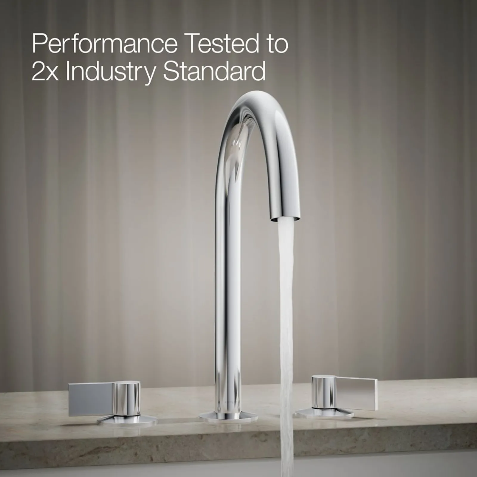 Deck-mount bath spout with Tube design^Kohler