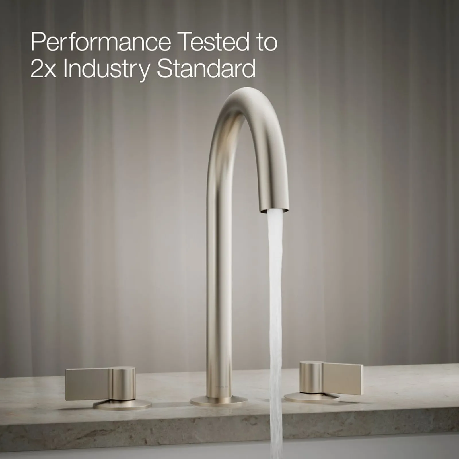 Deck-mount bath spout with Tube design^Kohler