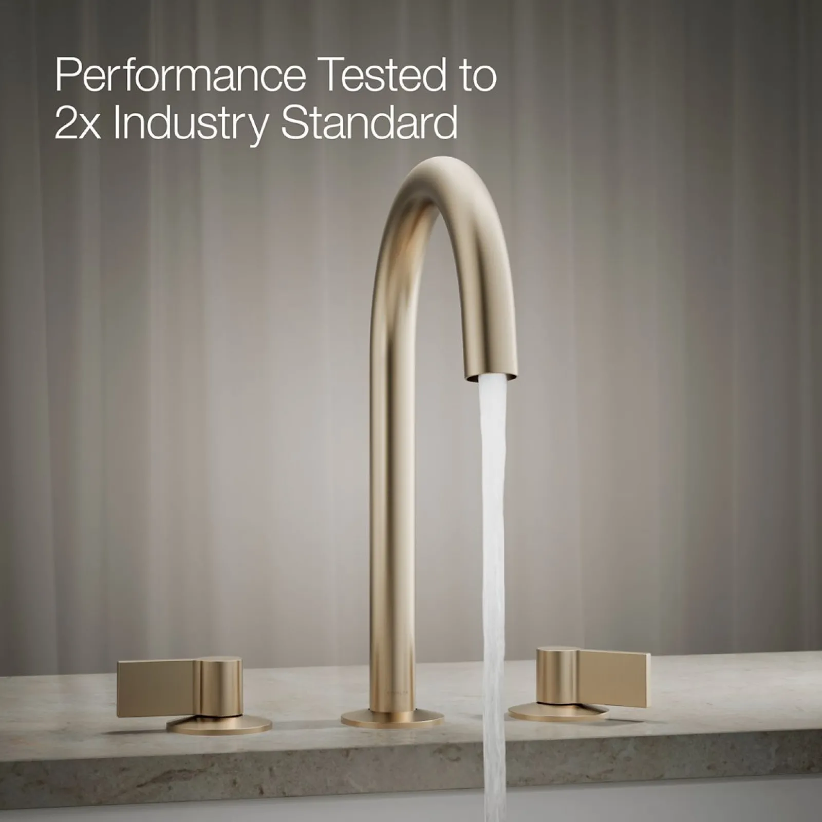 Deck-mount bath spout with Tube design^Kohler