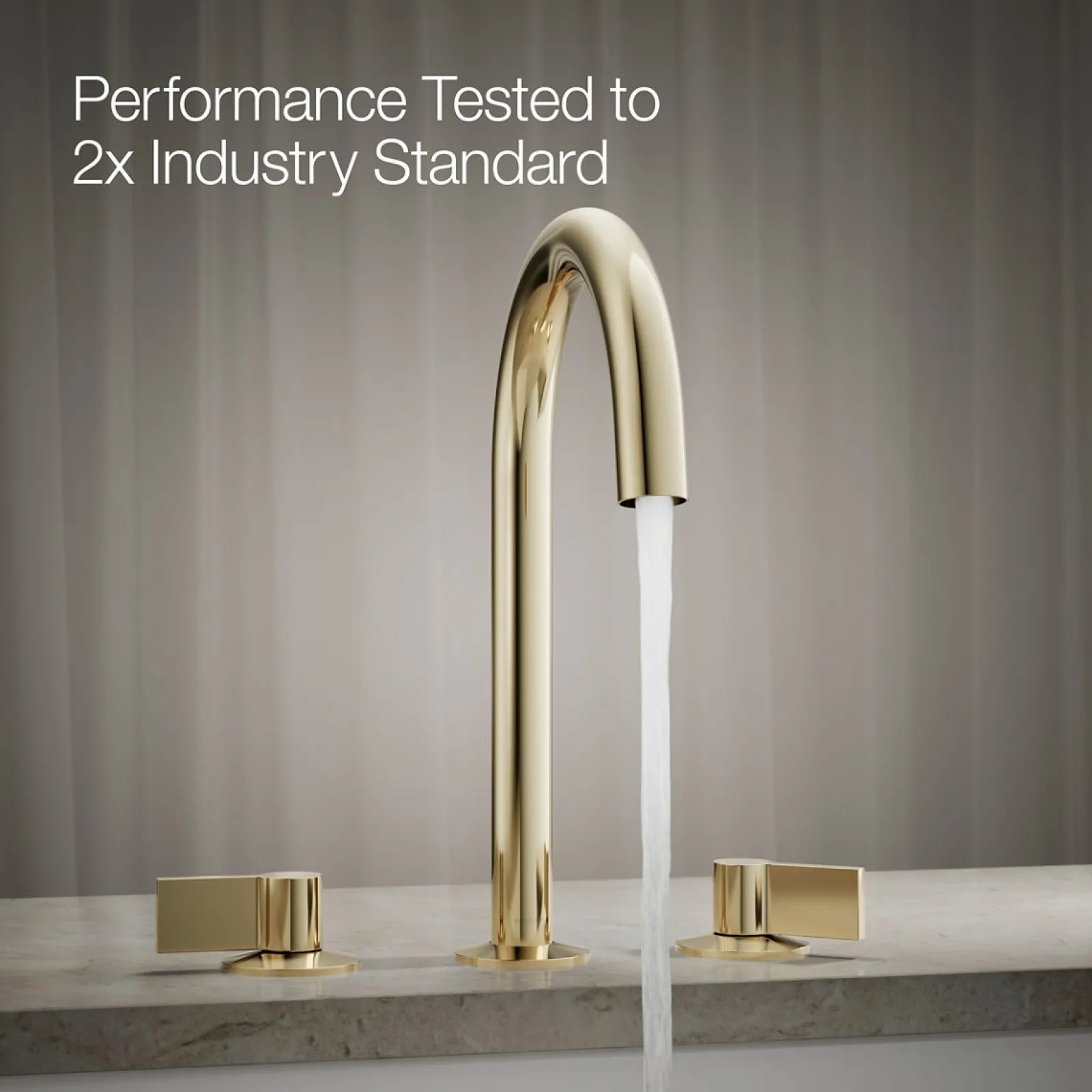 Deck-mount bath spout with Tube design^Kohler