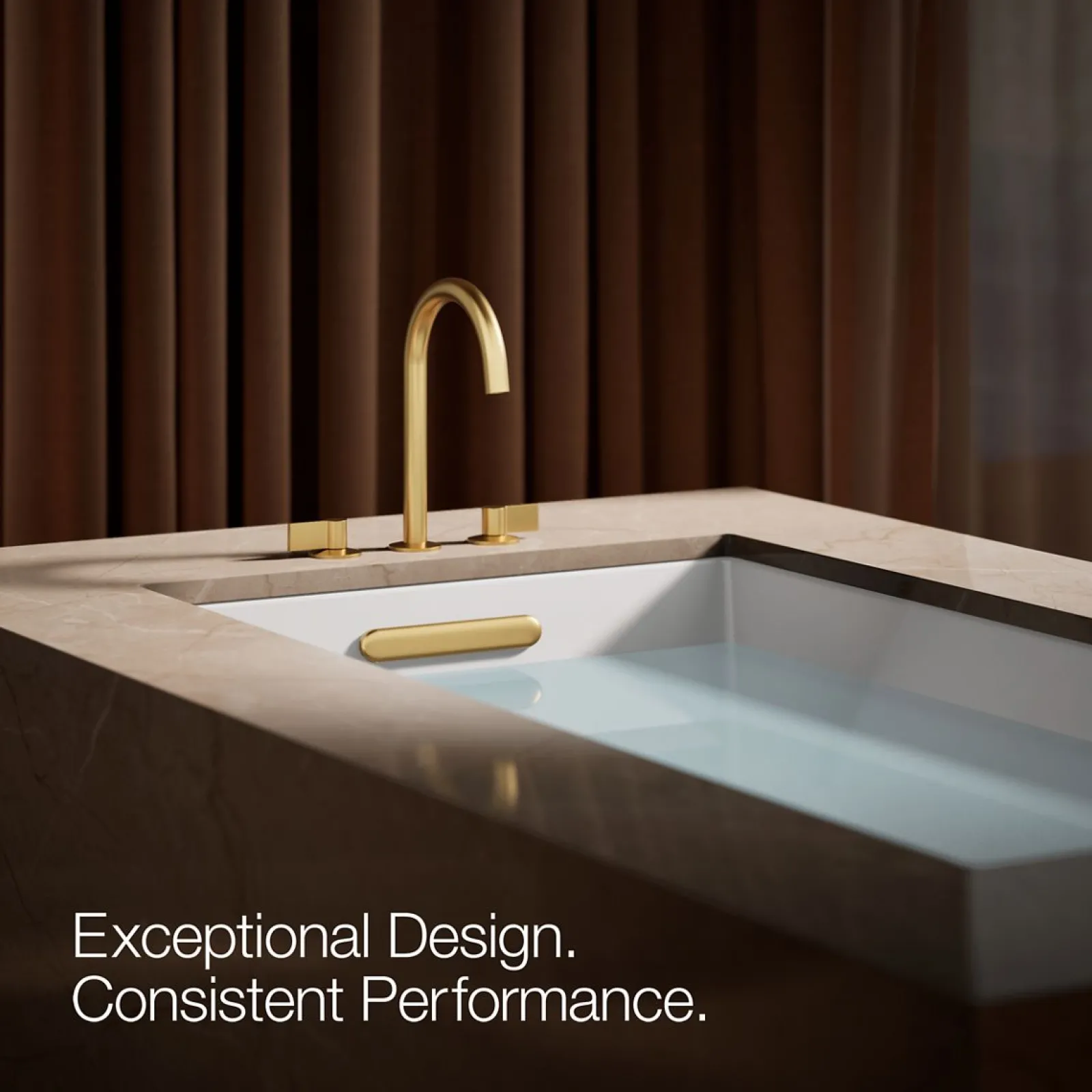 Deck-mount bath spout with Tube design^Kohler