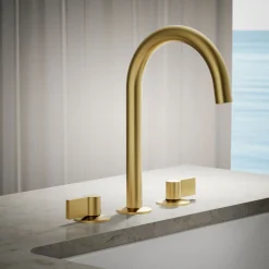 Deck-mount bath spout with Tube design^Kohler