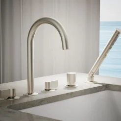 Deck-mount handshower holder and two-way diverter valve^Kohler New