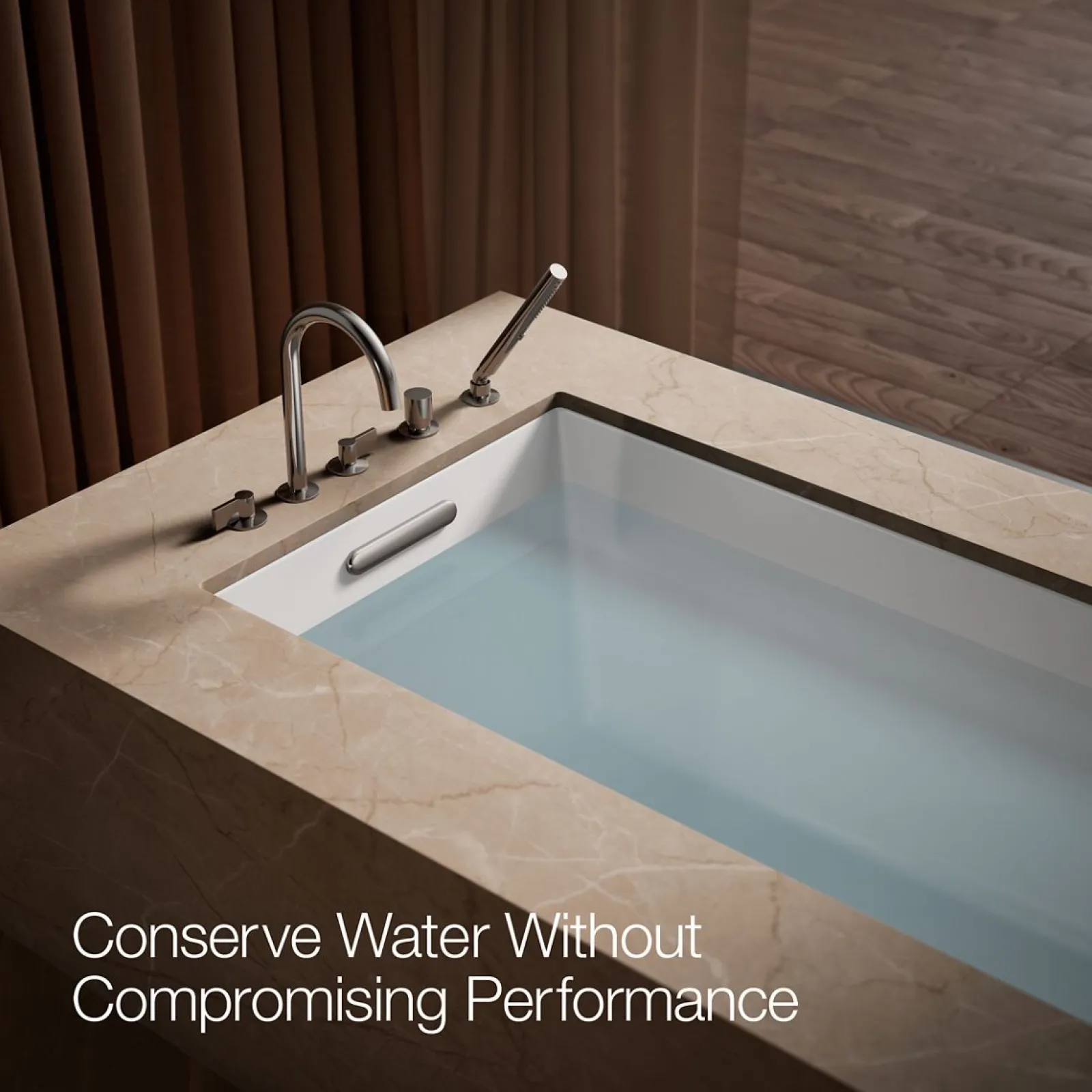 Deck-mount handshower holder and two-way diverter valve^Kohler New