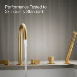 Deck-mount handshower holder and two-way diverter valve^Kohler New
