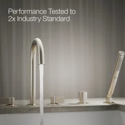 Deck-mount handshower holder and two-way diverter valve^Kohler New