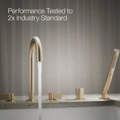 Deck-mount handshower holder and two-way diverter valve^Kohler New