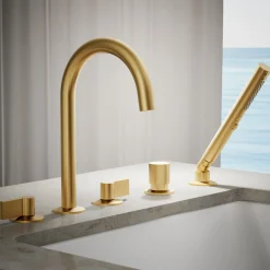 Deck-mount handshower holder and two-way diverter valve^Kohler New
