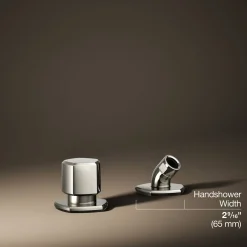 Deck-mount handshower holder and two-way diverter valve^Kohler Online