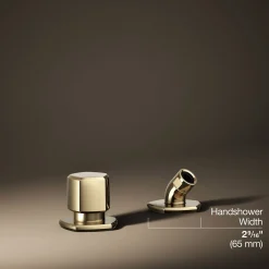 Deck-mount handshower holder and two-way diverter valve^Kohler Online
