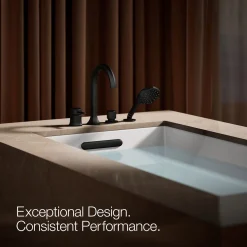 Deck-mount handshower holder and two-way diverter valve^Kohler Online