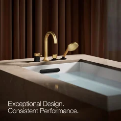 Deck-mount handshower holder and two-way diverter valve^Kohler Online
