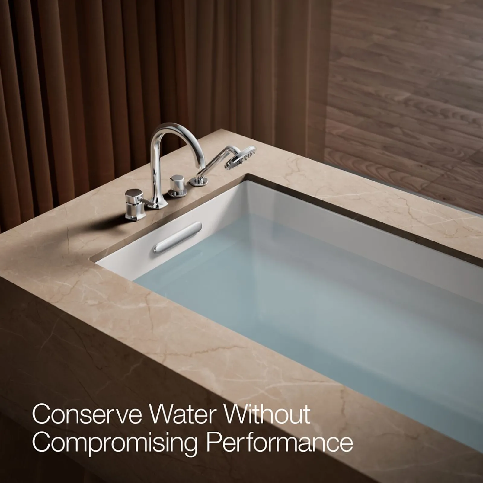 Deck-mount handshower holder and two-way diverter valve^Kohler Online