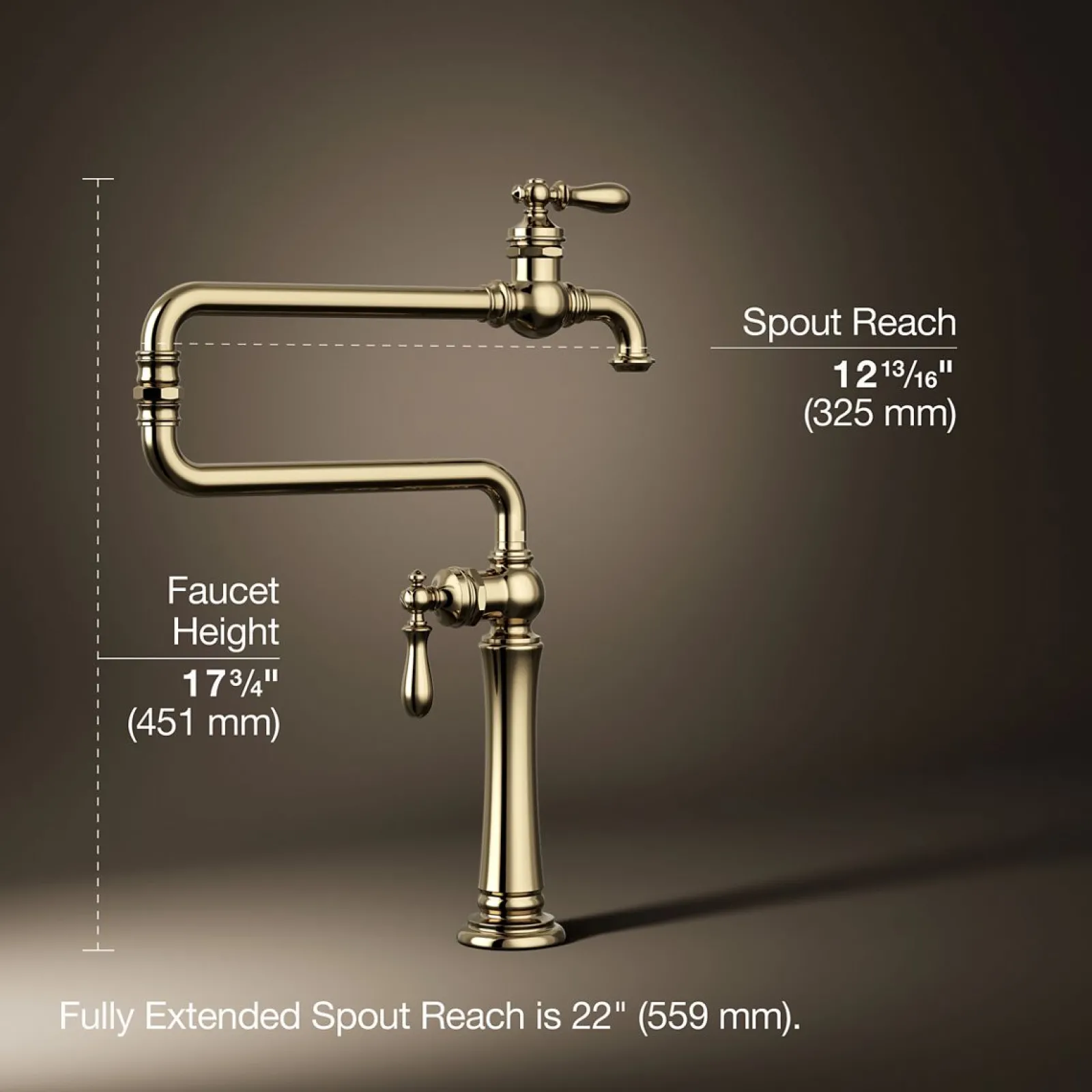 Deck-mount pot filler^Kohler Discount