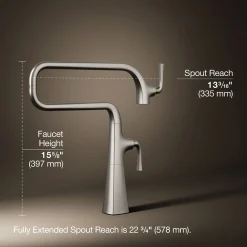 Deck-mount pot filler^Kohler