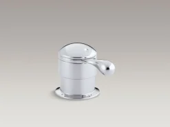 Deck-mount trim for transfer valve/vacuum breaker with lever handle, valve not included^Kohler