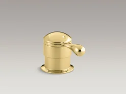 Deck-mount trim for transfer valve/vacuum breaker with lever handle, valve not included^Kohler
