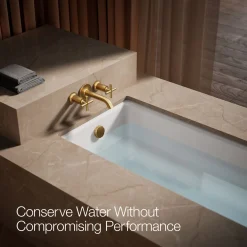 Deck- or wall-mount bath faucet handle trim with cross design^Kohler Best