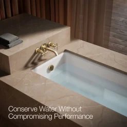 Deck- or wall-mount bath faucet handle trim with cross design^Kohler Best