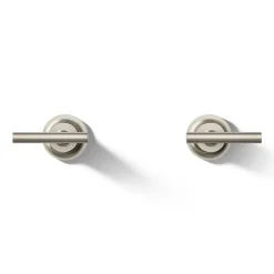 Deck- or wall-mount bath faucet handle trim with lever design^Kohler Hot