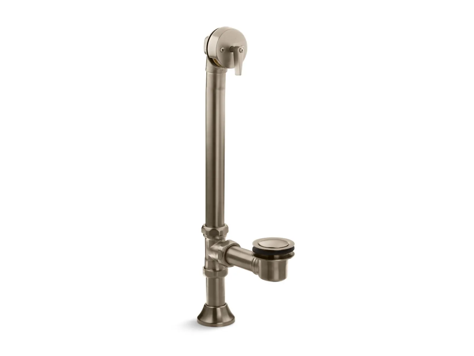 Decorative 1-1/2" adjustable pop-up bath drain for 5' whirlpool with tailpiece^Kohler Online