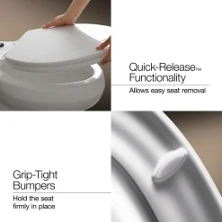 Deodorizing elongated toilet seat^Kohler Outlet