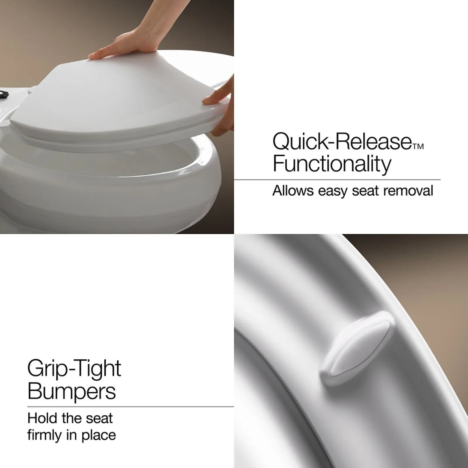 Deodorizing elongated toilet seat^Kohler Outlet