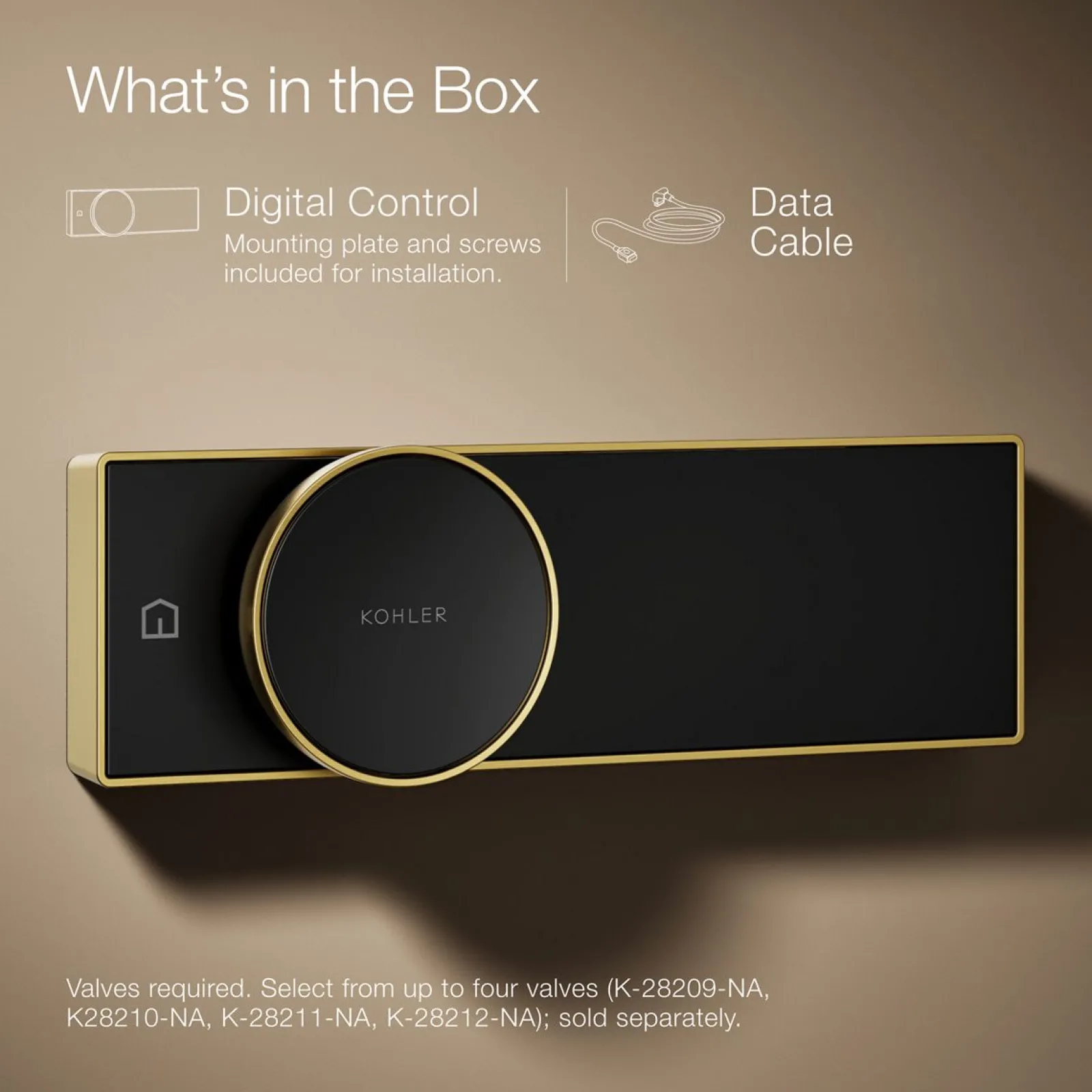 Digital control^Kohler Clearance