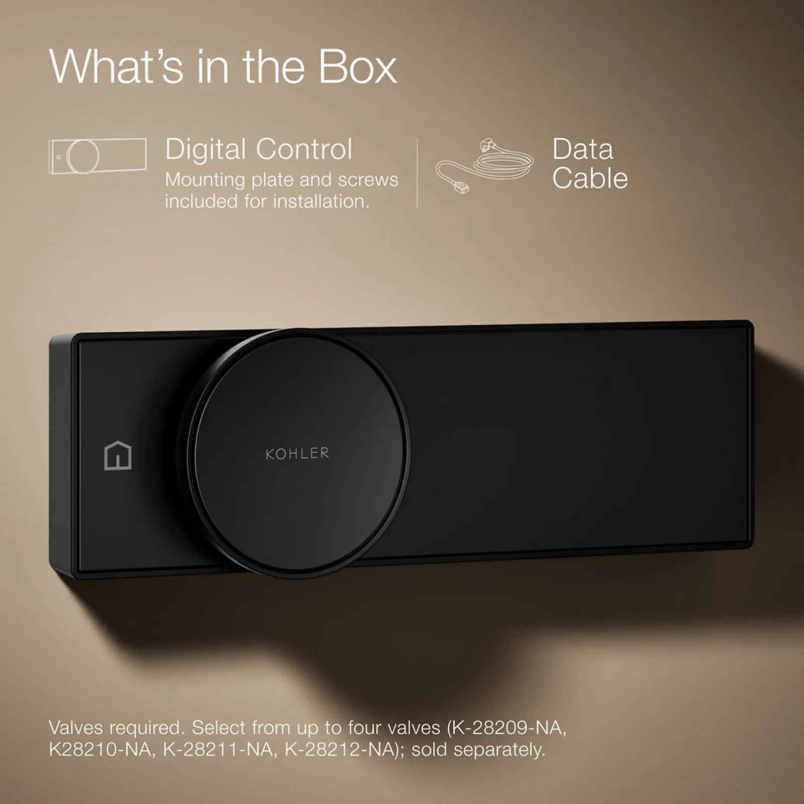 Digital control^Kohler Clearance