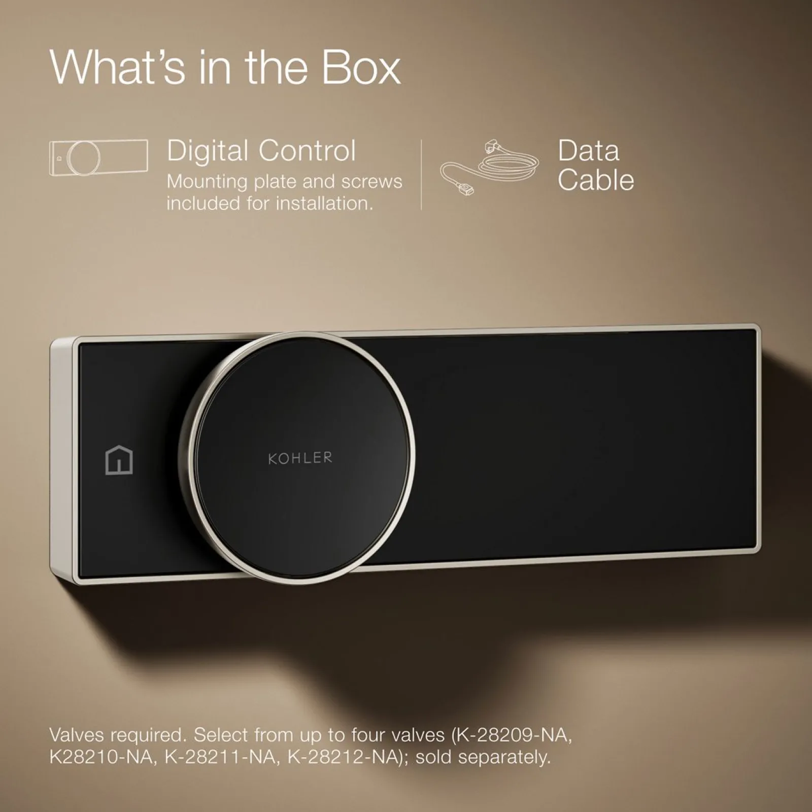 Digital control^Kohler Clearance